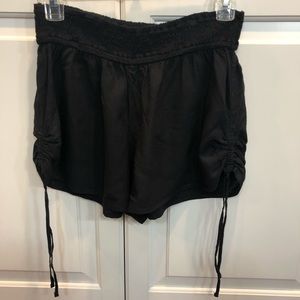 Hollister High Rise Side Tie Drape Short, Viscose